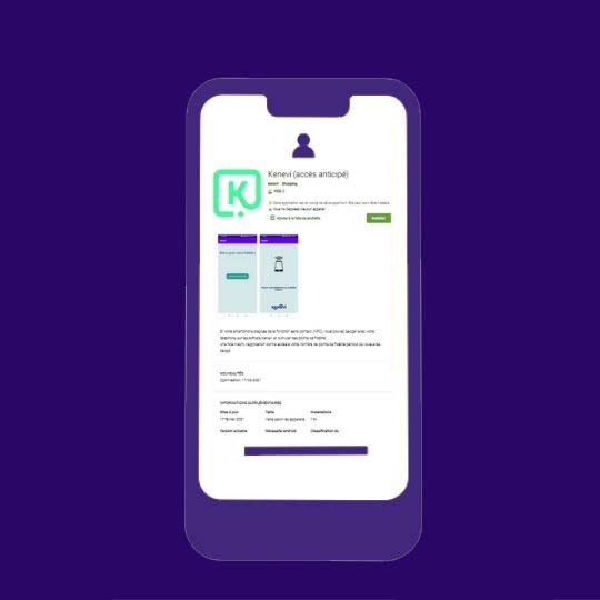 application mobile kenevi